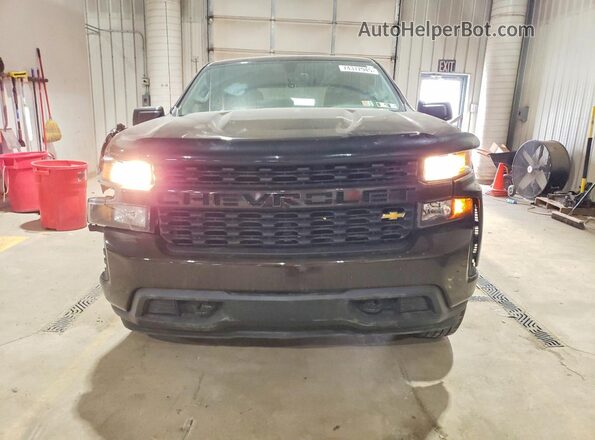 1GCUYBEF3KZ389766 2019 CHEVROLET SILVERADO Черный Вид спереди