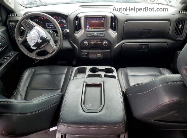 1GCUYBEF6MZ349748 2021 CHEVROLET SILVERADO Черный Вид сзади