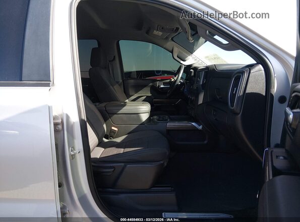 1GCUYEED2MZ181283 2021 CHEVROLET SILVERADO Silver Вид салону спереду