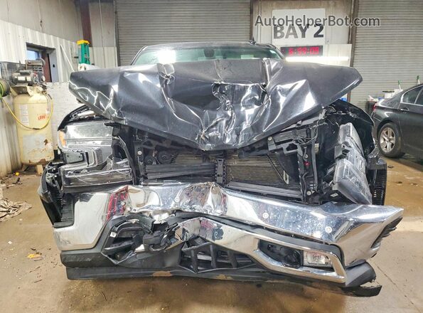 1GCUYGET6MZ158236 2021 CHEVROLET SILVERADO Черный Вид спереди