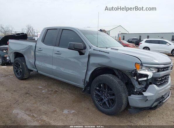 1GCVDEE82RZ309032 2024 CHEVROLET SILVERADO Серый Вид спереди