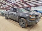 2016 Chevrolet Silverado K1500 Custom Black vin: 1GCVKPEC2GZ366575