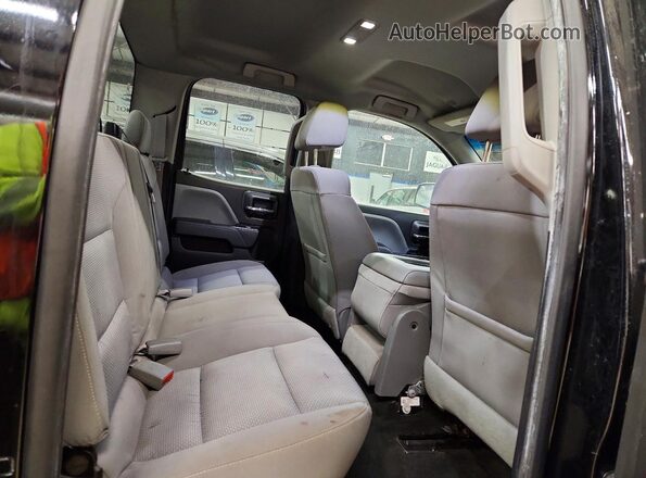 1GCVKPEC2GZ366575 2016 CHEVROLET SILVERADO Black Вид задніх сидінь