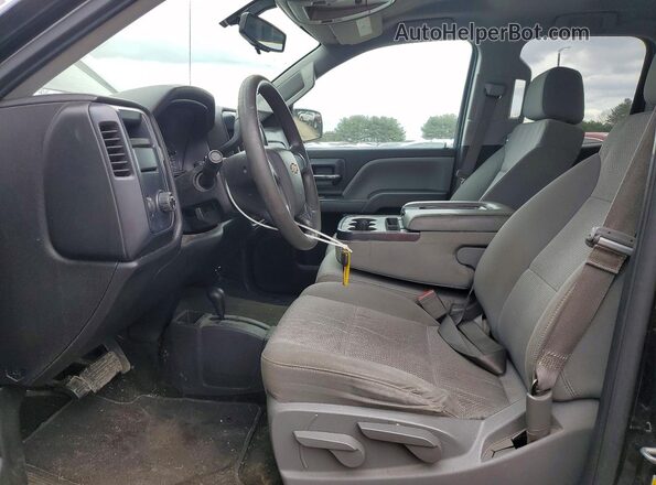 1GCVKPEC3GZ382204 2016 CHEVROLET SILVERADO Черный Вид салона спереди