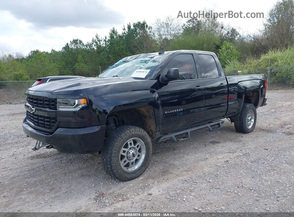 1GCVKPEC3JZ214232 2018 CHEVROLET SILVERADO Black Передня ліва чверть