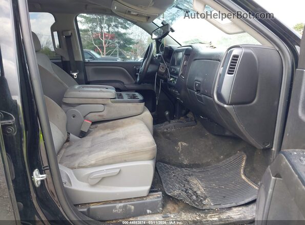 1GCVKPEC3JZ214232 2018 CHEVROLET SILVERADO Black Вид салону спереду