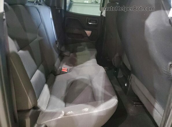 1GCVKREC6GZ354327 2016 CHEVROLET SILVERADO Черный Вид задних сидений