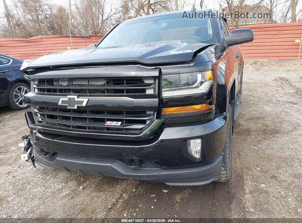 1GCVKREC8HZ119008 2017 CHEVROLET SILVERADO Black Widok z przodu