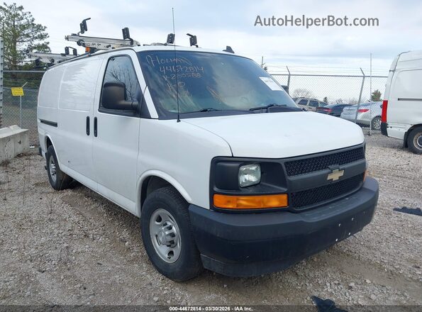 1GCWGAFF3H1280588 2017 CHEVROLET EXPRESS Белый Передняя правая четверть