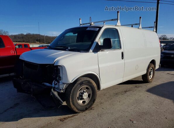 1GCWGAFP3N1251807 2022 CHEVROLET EXPRESS White წინა მარცხენა ხედი სამი მეოთხედიდან