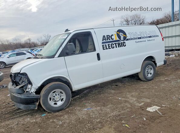 1GCWGAFP3P1130620 2023 CHEVROLET EXPRESS Белый Передняя левая четверть