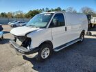 2025 Chevrolet Express G2500 White vin: 1GCWGAFP3S1252919 Damage: Left Front Fender, Dent(S) W/ Paint Dmg, 3 To 4 Inches