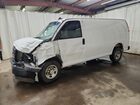 2025 Chevrolet Express G2500 White vin: 1GCWGAFPXS1270608 Damage: Left Front Fender, Severe Damage, Replacement Required