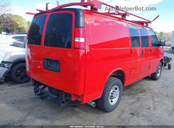 1GCZGGF71S1198049 2025 CHEVROLET EXPRESS Red Trasero derecho