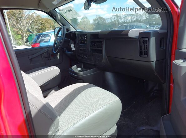 1GCZGGF71S1198049 2025 CHEVROLET EXPRESS Red Vista interior delantera