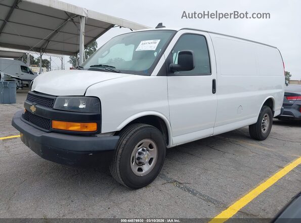 1GCZGGFG3K1359517 2019 CHEVROLET EXPRESS Белый Передняя левая четверть