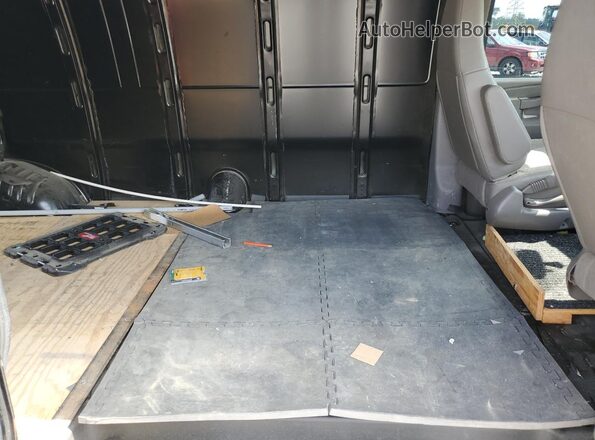 1GCZGHFP8N1266888 2022 CHEVROLET EXPRESS Black Vista interior trasera
