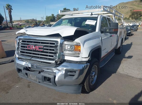 1GD11NEG8KF111587 2019 GMC SIERRA White წინა მარცხენა ხედი სამი მეოთხედიდან