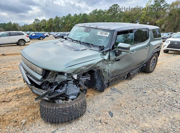 1GKB0RDC6RU102303 2024 GMC HUMMER Зеленый Передняя левая четверть