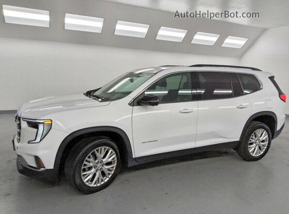 1GKENNKS5RJ197875 2024 GMC ACADIA Белый Передняя левая четверть