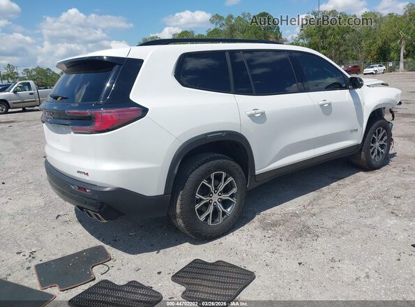 1GKENPKS2RJ176137 2024 GMC ACADIA Белый Задняя правая четверть