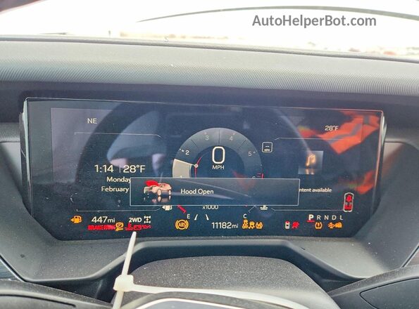 1GKENPRS8SJ286430 2025 GMC ACADIA Белый Вид щитка приборов