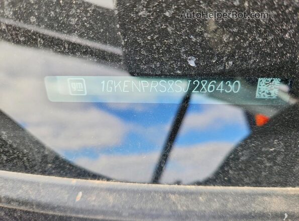 1GKENPRS8SJ286430 2025 GMC ACADIA Белый Вид наклейки с VIN-кодом