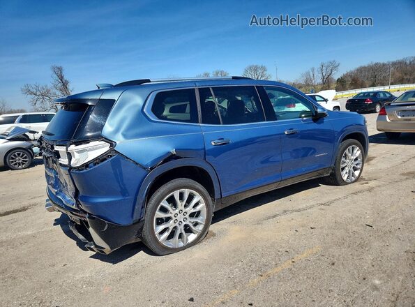 1GKENRKS1RJ150446 2024 GMC ACADIA Синий Задняя правая четверть