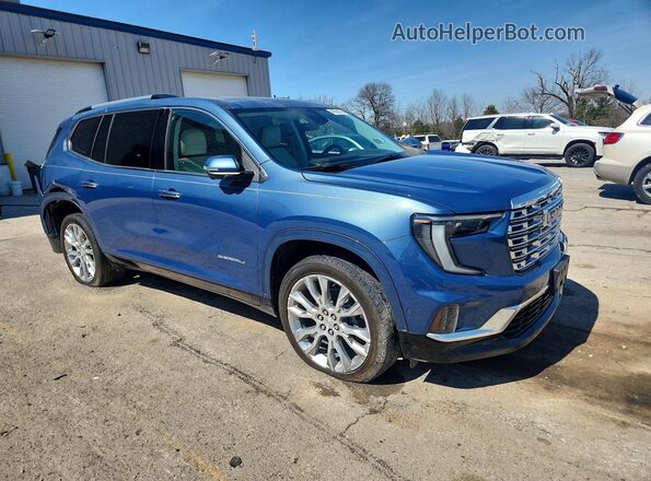1GKENRKS1RJ150446 2024 GMC ACADIA Синий Передняя правая четверть