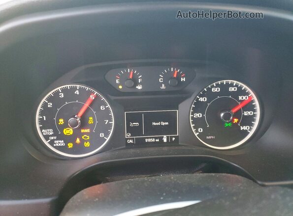1GKKNLLA2KZ210036 2019 GMC ACADIA Белый Вид щитка приборов