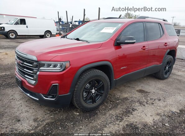 1GKKNLLS4MZ223799 2021 GMC ACADIA Красный Передняя левая четверть