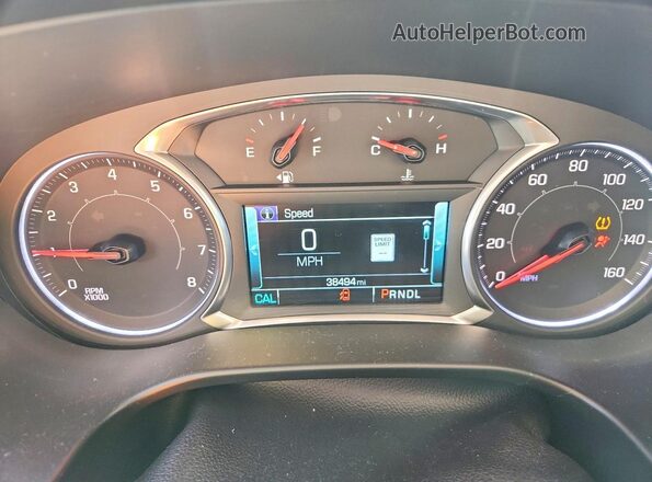 1GKKNNLS4KZ193681 2019 GMC ACADIA Black Widok zestawu wskaźników