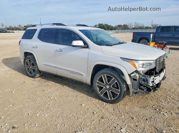 1GKKNPLS2JZ158194 2018 GMC ACADIA Белый Передняя правая четверть