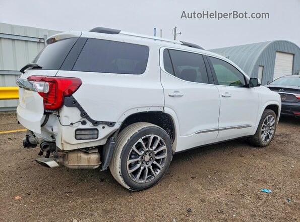 1GKKNPLS2PZ103236 2023 GMC ACADIA Белый Задняя правая четверть