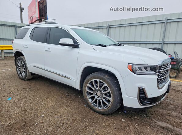 1GKKNPLS2PZ103236 2023 GMC ACADIA Белый Передняя правая четверть