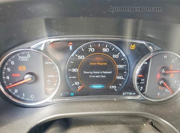 1GKKNPLS9JZ125452 2018 GMC ACADIA Красный Вид щитка приборов