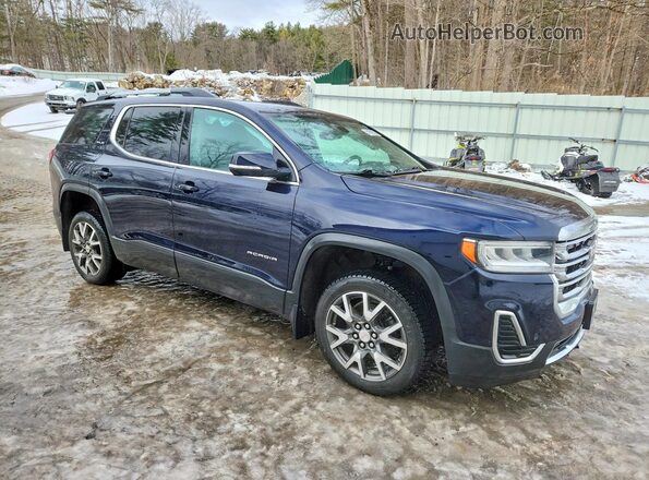 1GKKNRL4XMZ135134 2021 GMC ACADIA Blue Передня права чверть