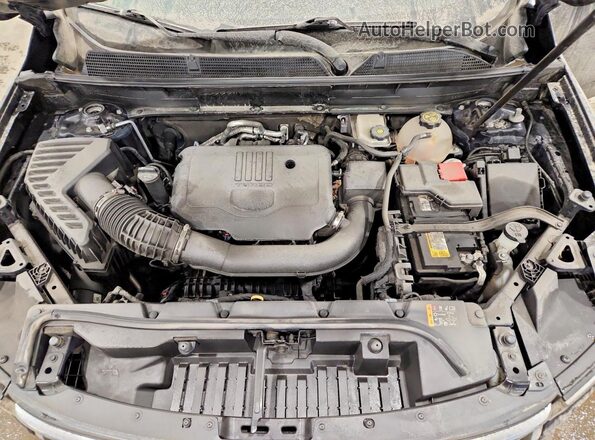 1GKKNRL4XMZ135134 2021 GMC ACADIA Blue Вид підкапотного простору
