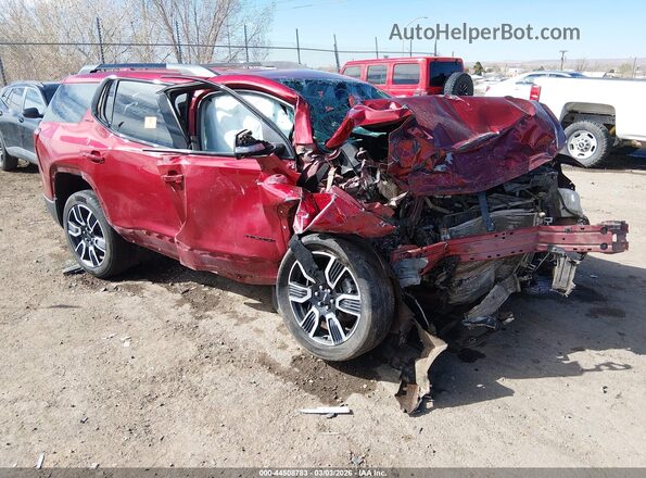 1GKKNRLS3MZ186814 2021 GMC ACADIA Красный Передняя правая четверть