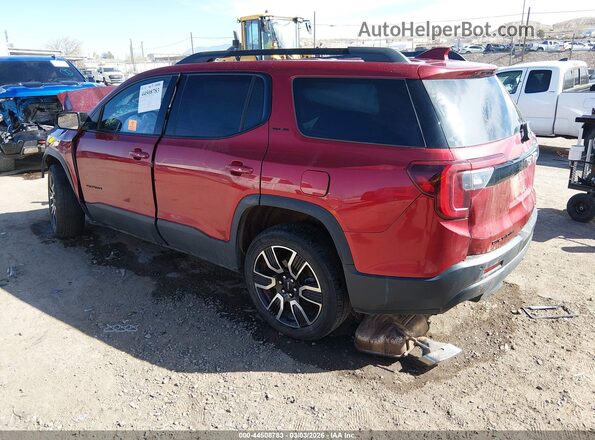 1GKKNRLS3MZ186814 2021 GMC ACADIA Красный Задняя левая четверть