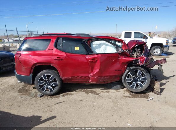 1GKKNRLS3MZ186814 2021 GMC ACADIA Красный Вид щитка приборов