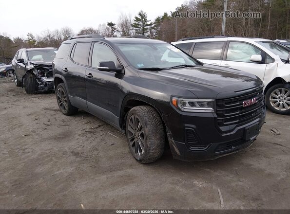 1GKKNRLS3PZ232114 2023 GMC ACADIA Черный Передняя правая четверть