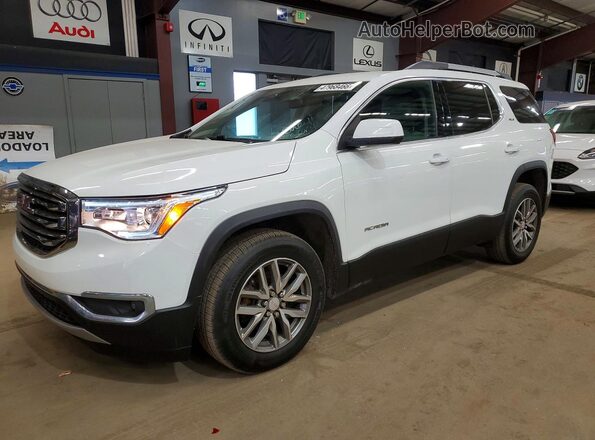 1GKKNSLA3HZ218214 2017 GMC ACADIA Белый Передняя левая четверть