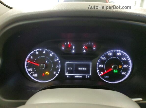 1GKKNSLA3HZ218214 2017 GMC ACADIA Белый Вид щитка приборов
