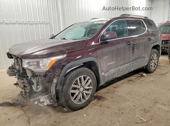 1GKKNSLS0JZ103133 2018 GMC ACADIA Темно-бордовый Передняя левая четверть