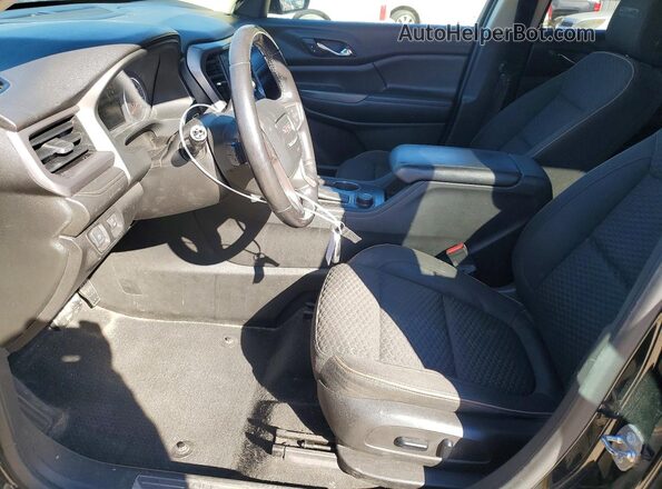 1GKKNTLS7KZ100012 2019 GMC ACADIA Black Widok wnętrza z przodu