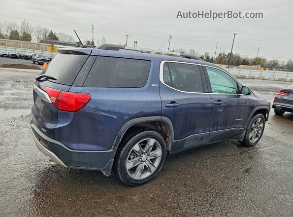 1GKKNWLS7KZ102036 2019 GMC ACADIA Синий Задняя правая четверть
