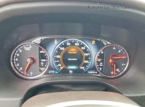1GKKNXLS0KZ181992 2019 GMC ACADIA Silver Instrument cluster view