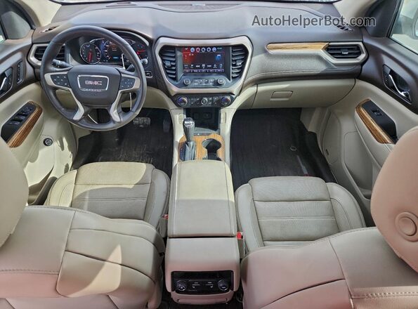 1GKKNXLS4HZ124591 2017 GMC ACADIA White Widok deski rozdzielczej