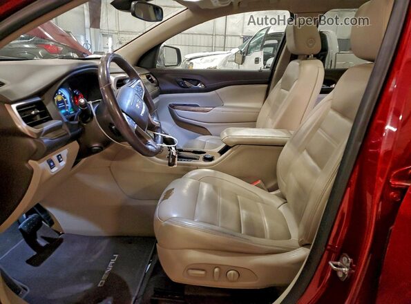 1GKKNXLS5KZ242267 2019 GMC ACADIA Red წინა სალონის ხედი
